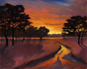 Sunset Over the Marsh